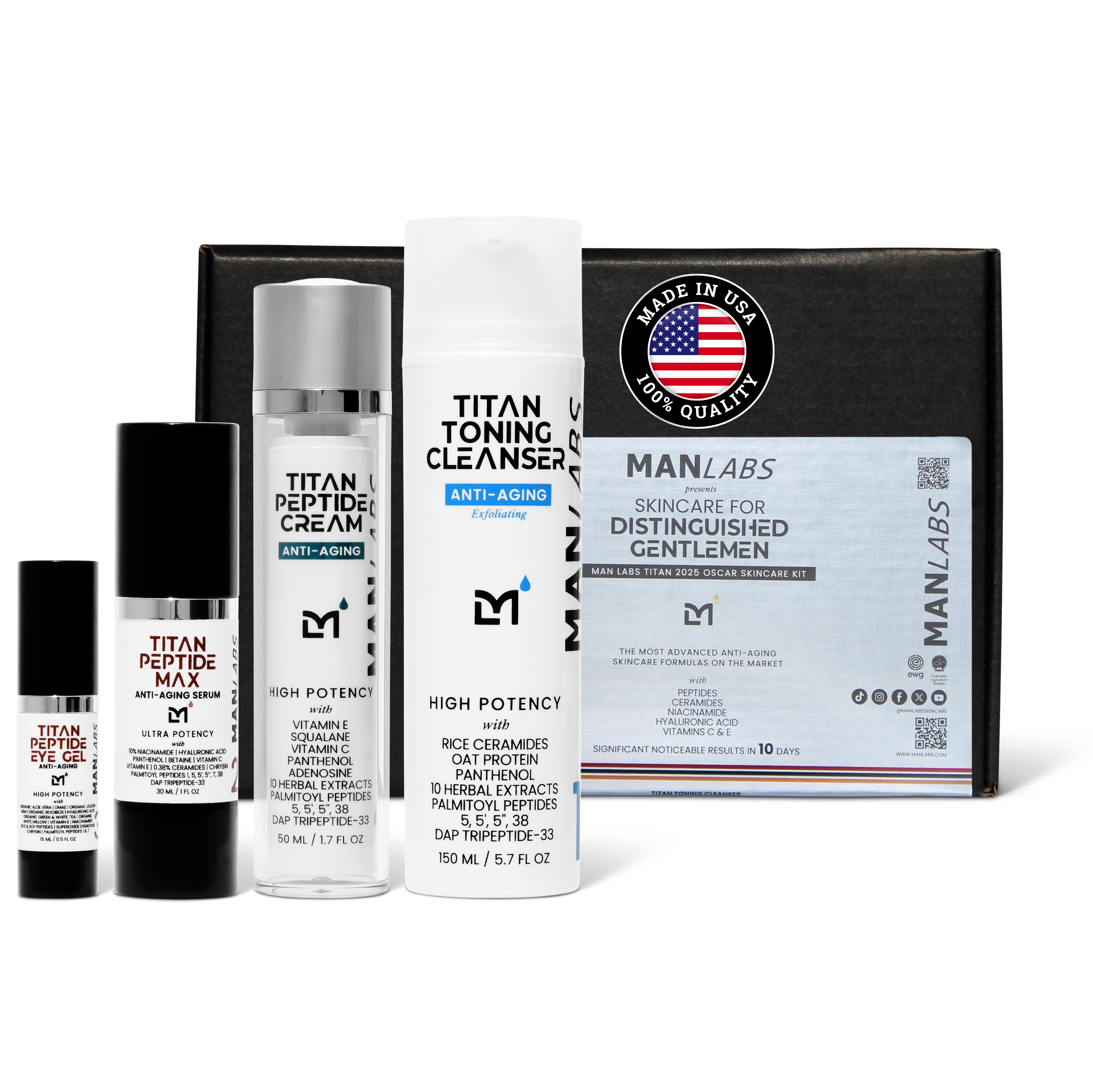 Man Labs Titan Oscar Skincare Kit